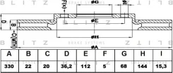 ���� ��������� ������ ������������� Blitz BS0464 BS0464 ����