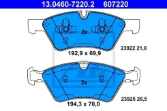 ������� ����. ���. Mercedes W164 ML 3.2-5.0/CDI 07/05-/ X164 GL 3.2-5.0/CDI 09/06-/ W251 R 2.8-5.0/CDI 01/06- ATE 13-0460-7220-2 13046072202 ����