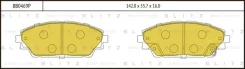 ������� ��������� �������� �������� Mazda 3 13- Blitz BB0469P BB0469P ����