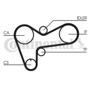 ������ ��� [119 ���.32mm] OPEL Fronterra/Monterey/Isuzu Trooper 2,8-3,1 TDI Contitech CT508 CT508 ����