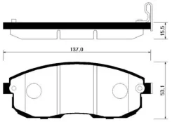 ������� ��������� Nissan JUKE (F15) HSB HP3005 HP3005 ����