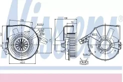 ����� ����� ��������� ������ AUDI A2 02/00-08/05, VW Polo 10/01-, Skoda Fabia 08/99-, SEAT Cordoba/Ibiza IV 02/02- Nissens 87028 87028 ����