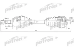 ������� ������ 33X573X34 OPEL: Astra H 1,3 CDTI 05- Patron PDS0422 PDS0422 ����