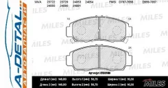 ������� ��������� �������� (��� �������) (����� Semi-Metallic) Honda Civic 01-05/FR-V 1.7-2.2 05-/Stream 1.7/2.0 01- (TRW GDB3268) E100188, ������ E10...