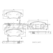 ������� ����. ����. ������. Honda CR-Z 10- Insight 09- Jazz III 09- Zekkert BS-2171 Zekkert BS2171 BS2171 ����