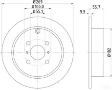 ���� ��������� Toyota Allex 4243102050 NCP10, ������ 4243102050 ����