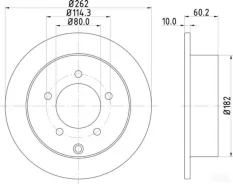 ���� ��������� Mitsubishi Galant Fortis MN116332 CX1A, ������ MN116332 ����