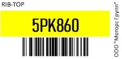 ������ ���������� Rib-Top 5PK860 5PK860 ����
