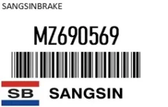 ������� ��������� SangsinBrake MZ690569 MZ690569 ����