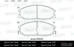 ������� ��������� �������� (����� Ceramic ����� PRO) Hyundai H-1/Santa FE/Trajet/Ssangyong Rexton 01- (TRW GDB3297) E500138 ����� ����� E500138 ����