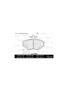 ������� ��������� �������� (� ��������) (����� Semi-Metallic) Renault Logan 04-/Sandero 08-/CLIO 91- (TRW GDB1465) E100000 Miles E100000 E100000 ����