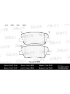 ������� ��������� ������ (��� �������) (����� Semi-Metallic) Hyundai Santa FE (CM) 2.2D 09-/KIA Sorento (XM) 09- (TRW GDB3499) E110191 Miles E110191 E...