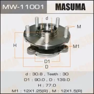 ������� ������ Masuma, ��������, ��� Toyota Auris, ���. MW-11001 MW11001 ����