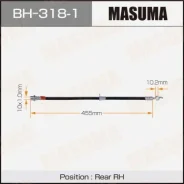 ����� ��������� Masuma T- /rear/ Corona, Carina, Caldina #T195, 215 RH BH-318-1, ������ ������ BH3181 ����