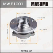 ������� ������ Masuma, � ABS, ��������, ��� Skoda Octavia / Kodiaq, ���. MW-E1001 MWE1001 ����