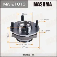 ������� ������ Masuma, � ABS, ��������, ��� Nissan Tiida / Cube, ���. MW-21015 MW21015 ����