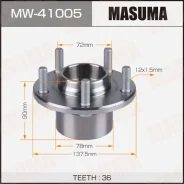������� ������ Masuma, ��������, ��� Mazda 3, ���. MW-41005 MW41005 ����