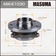 ������� ������ Masuma, ��������, ��� Volvo S60, ���. MW-E1030 MWE1030 ����