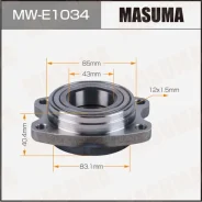 ������� ������ Masuma, ��������, ��� Audi A4, ���. MW-E1034 MWE1034 ����