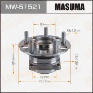 ������� ������ Masuma, ������, ��� Honda CR-V, ���. MW-51521 MW51521 ����
