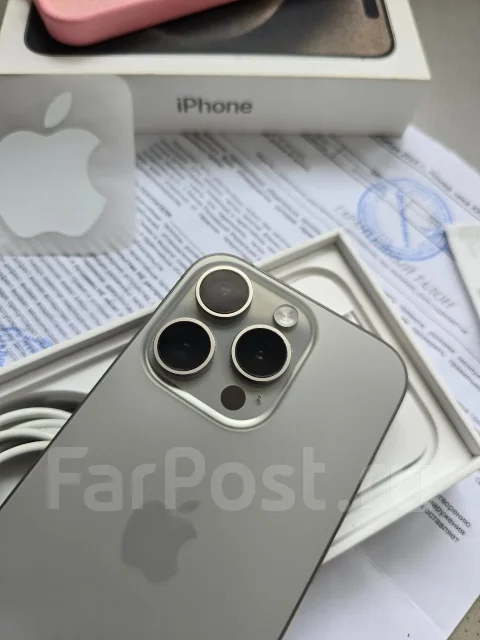 Apple iPhone 15 Pro. �/�, 128 ��, �����������, 4G LTE ����