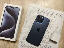 Apple iPhone 15 Pro Max. �/�, 256 ��, �����, 3G, 4G LTE, 5G, NFC, eSIM, ������� �������, ������������ ������� ����