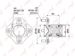 ������� ������ | ��� ����/��� | Lynxauto WH1073 WH1073 ����