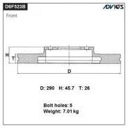 ���� ��������� ���. advics D6F523B D6F523B ����