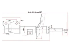 ������ �������� Nissan Teana 03-08 (�����) SAT ST-54303-9Y026, ����� ST543039Y026 ����