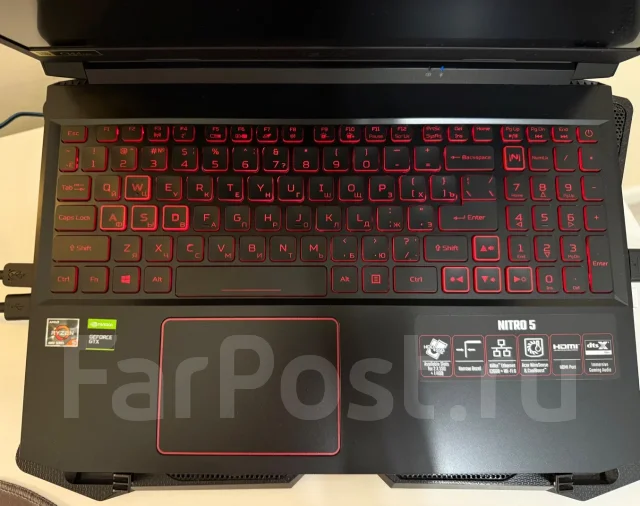 Acer Nitro 5 AN515-44. 15.6", 3����, ��� 16 ��, ���� 512���, WiFi: 1, Bluetooth: 1, ����������� �� 2��. ����