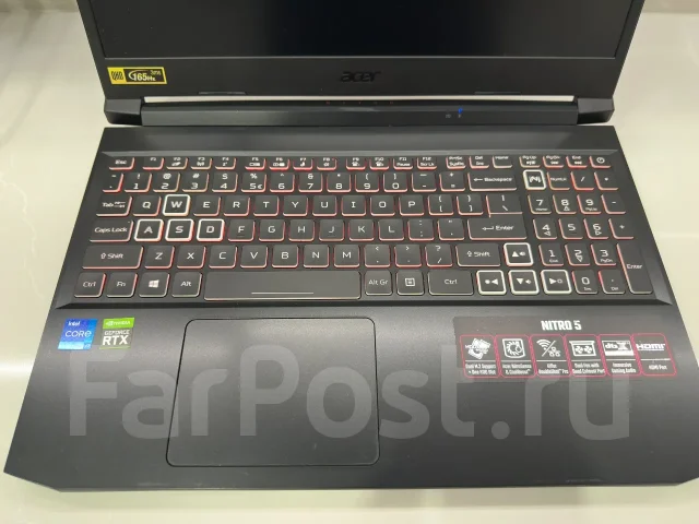 Acer Nitro 5 AN515-57. 15.6", 2,2����, ��� 16 ��, ���� 512���, WiFi: 1, Bluetooth: 1, ����������� �� 3��. ����