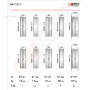 �������� �������� Subaru EJ20/EJ22/EJ25 (12209-AA200) King MB5382SI025 ����