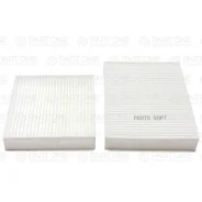 ������ ������ set, 2 pcs, Citroen C3/C4/DS3 09, Peugeot 207/208/2008 1.4-1.6HDi 06, 159x153x32 + 204x159x32 PART-ONE 1CF138 1CF138 ����