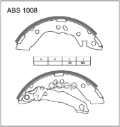 ������� ��������� ���������� | ��� | Hyundai Accent I 94-04, GETZ 180X31 Allied Nippon ���. ABS1008 ABS1008 ����