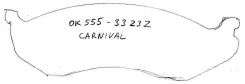 ������� ��������� �������� Carnival Original 0K555-3323Z 0K5553323Z ����
