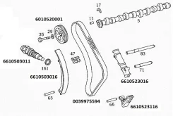 ����������� ���� ������ OM662/OM661 Ssangyong Motor 6610523116 6610523116 ����