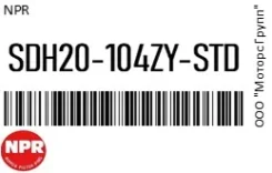 ��������������� /(cyl)/12040Z5005/C 1cyl J07E(T) STD NPR SDH20-104ZY-STD / SDH20104Zystd SDH20104ZYSTD ����