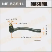 ���������� ������� ���� Honda Civic Masuma ME-6381L ME6381L ����