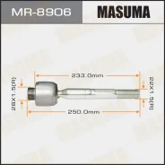 ���� ������� Lexus LX450D LX570 Masuma MR-8906 MR8906 ����