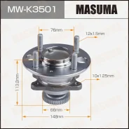 ������� ������ Hyundai Sonata IV Masuma MW-K3501 MWK3501 ����