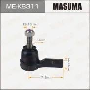���������� ������� ���� Chevrolet Captiva Masuma ME-K8311 MEK8311 ����