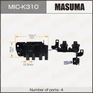 ������� ��������� Hyundai Accent II Elantra III GE Masuma MIC-K310 MICK310 ����