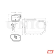 ������ ���� UNIO FLT-30007 FLT30007 ����