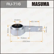 ����������� ������ �������� Masuma RU-716 RU716 ����