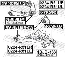 ����� �����! Nissan Navara (D40) 05 [178Febest0224R51LL] 0224R51LL ����