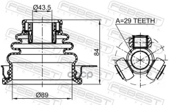 ���� ���������� ����� ��������! Mitsubishi Carisma DA 95-03 [178Febest0411DALH] 0411DALH ����