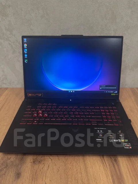 Asus TUF Gaming A17. 17.3", 3,3����, ��� 16 ��, ���� 1 000���, WiFi: 1, Bluetooth: 1, ����������� �� 6��. ����