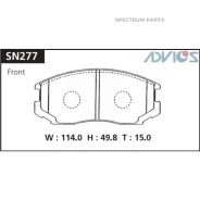 �������� ��������� ������� Advics �������� SN277 SN277 ����