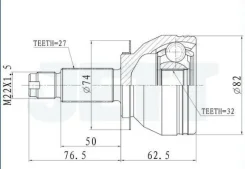������� ������� JETT SH Forester (28321-SC003 Subaru) V419339 ����