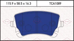 ������� ��������� �������� VW Transporter V Bus LT Tatsumi TCA1089 TCA1089 ����